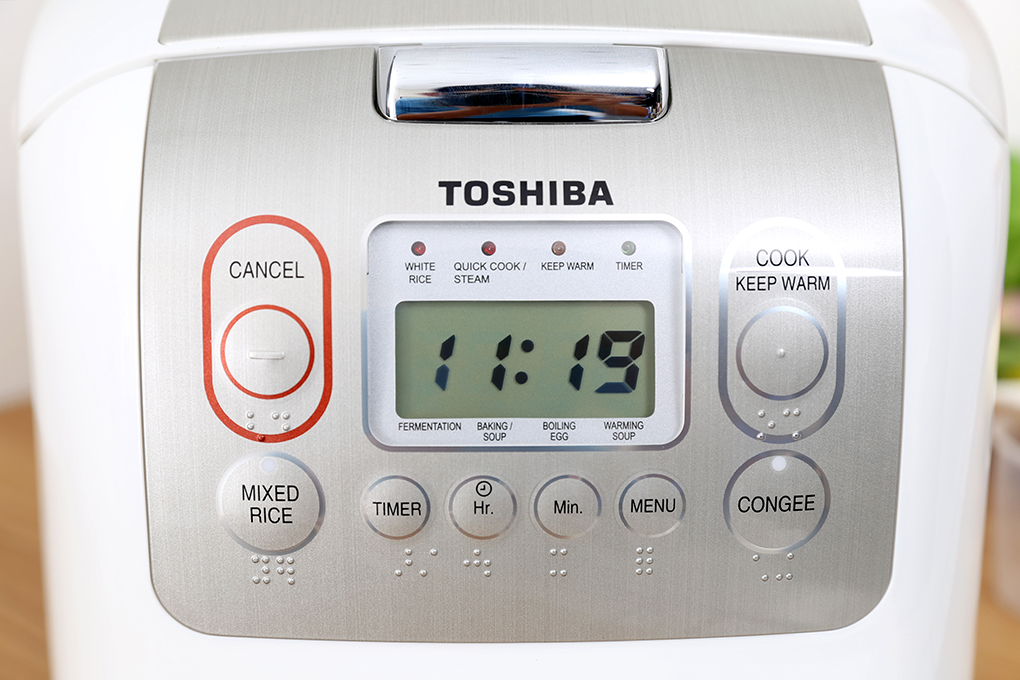 Cách hẹn giờ nấu cơm tự động bằng nồi cơm điện tử Toshiba