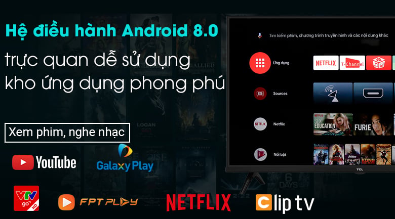 Android Tivi TCL 32 inch L32S66A - Hệ điều hành