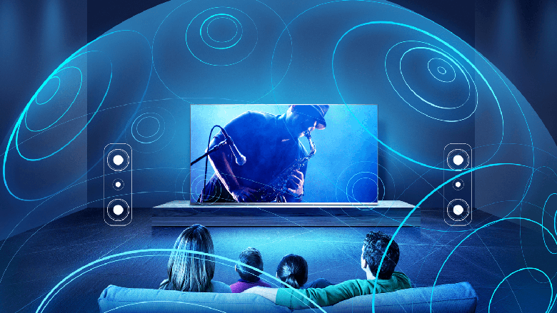 Âm thanh vòm sống động - Android Tivi TCL 4K 55 inch 55P725