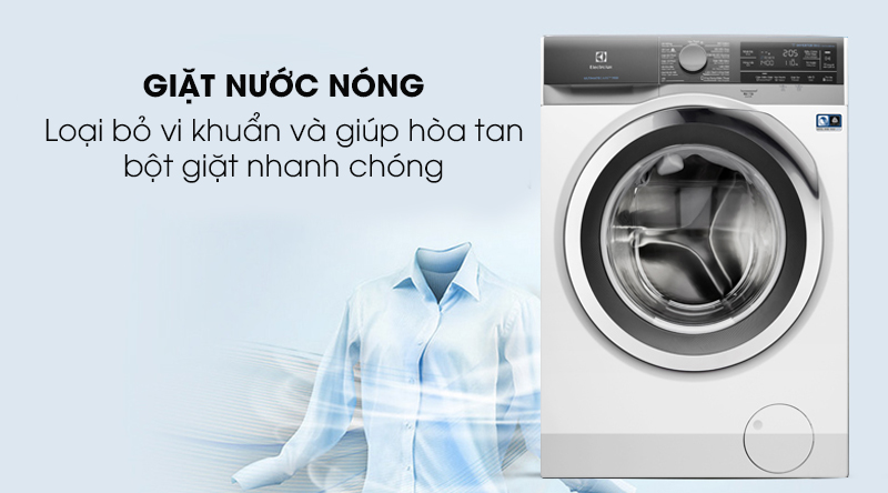 Máy giặt Electrolux Inverter 10 kg EWF1023BEWA - giặt nước nóng loại bỏ vi khuẩn
