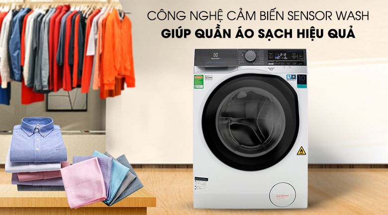 Công nghệ cảm biến Sensor - Máy giặt sấy Electrolux Inverter 11 kg EWW1141AEWA