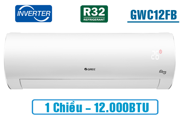 Gree GWC12FB-K6D9A1W, Điều hòa Gree 12000BTU inverter 1 chiều