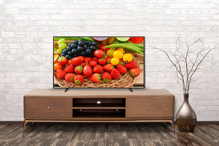 Empty interior of room with vase over brick wall background 3d rendering